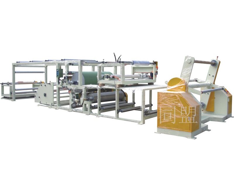 PVC、網布、PVC三層貼合機